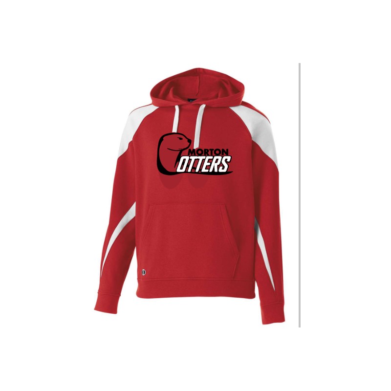 Morton Otters Red/White Youth/Adult Hoodie