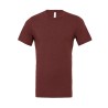 Dee Mack Adult Crew tee Heather Cardinal