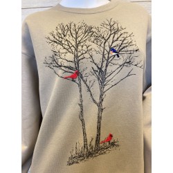 Bare Tree with Birds
