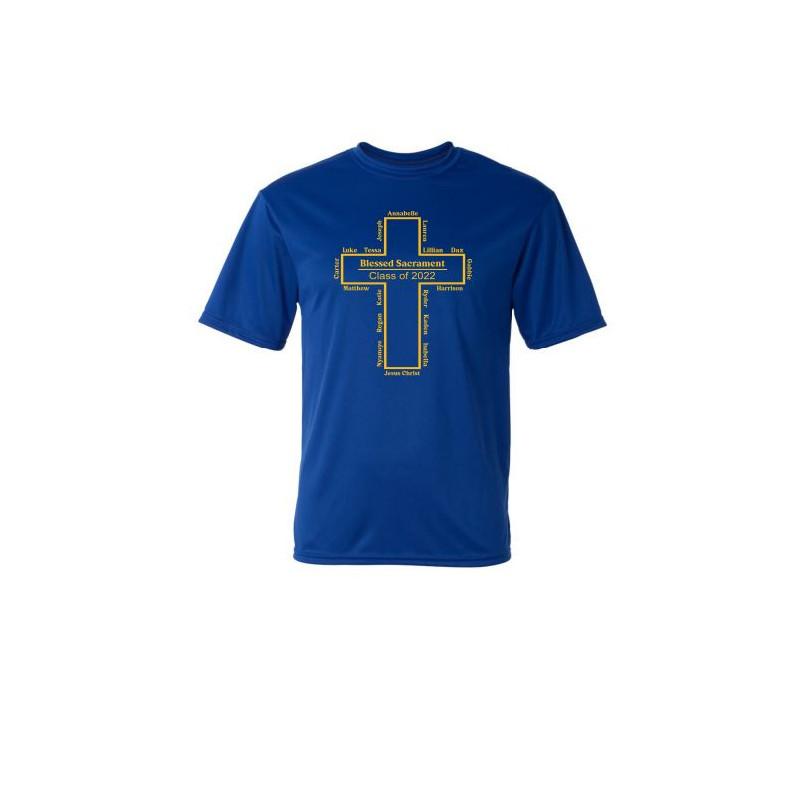 Blessed Sacrament Performance Crew Tee