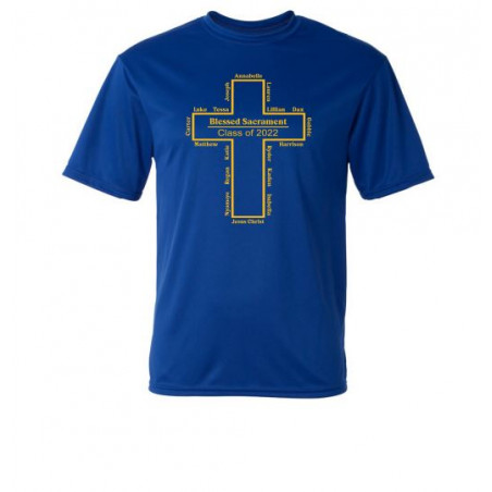 Blessed Sacrament Performance Crew Tee